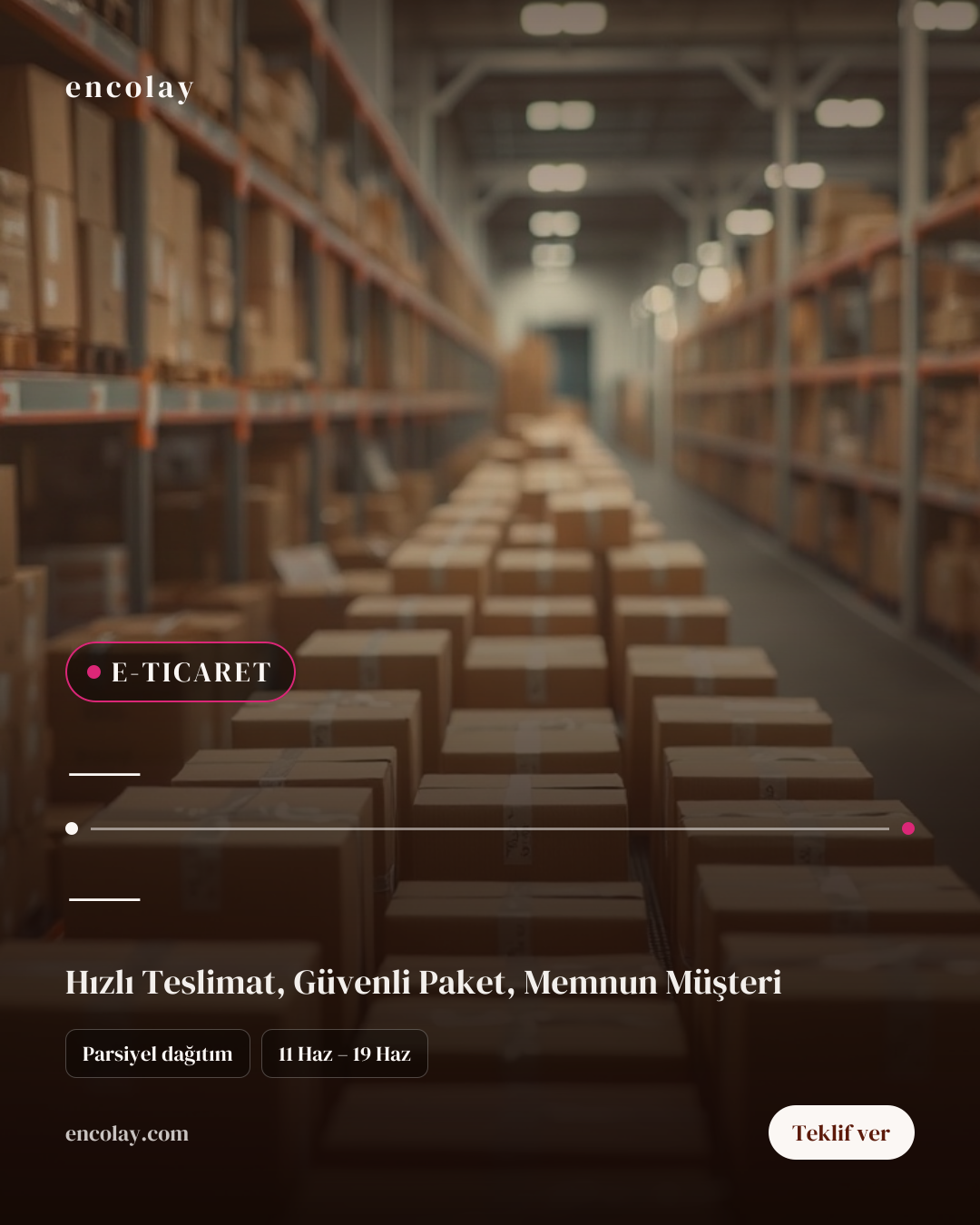 E-Ticaret Ürünleri Taşıma - Tır ile Nakliye Talebi