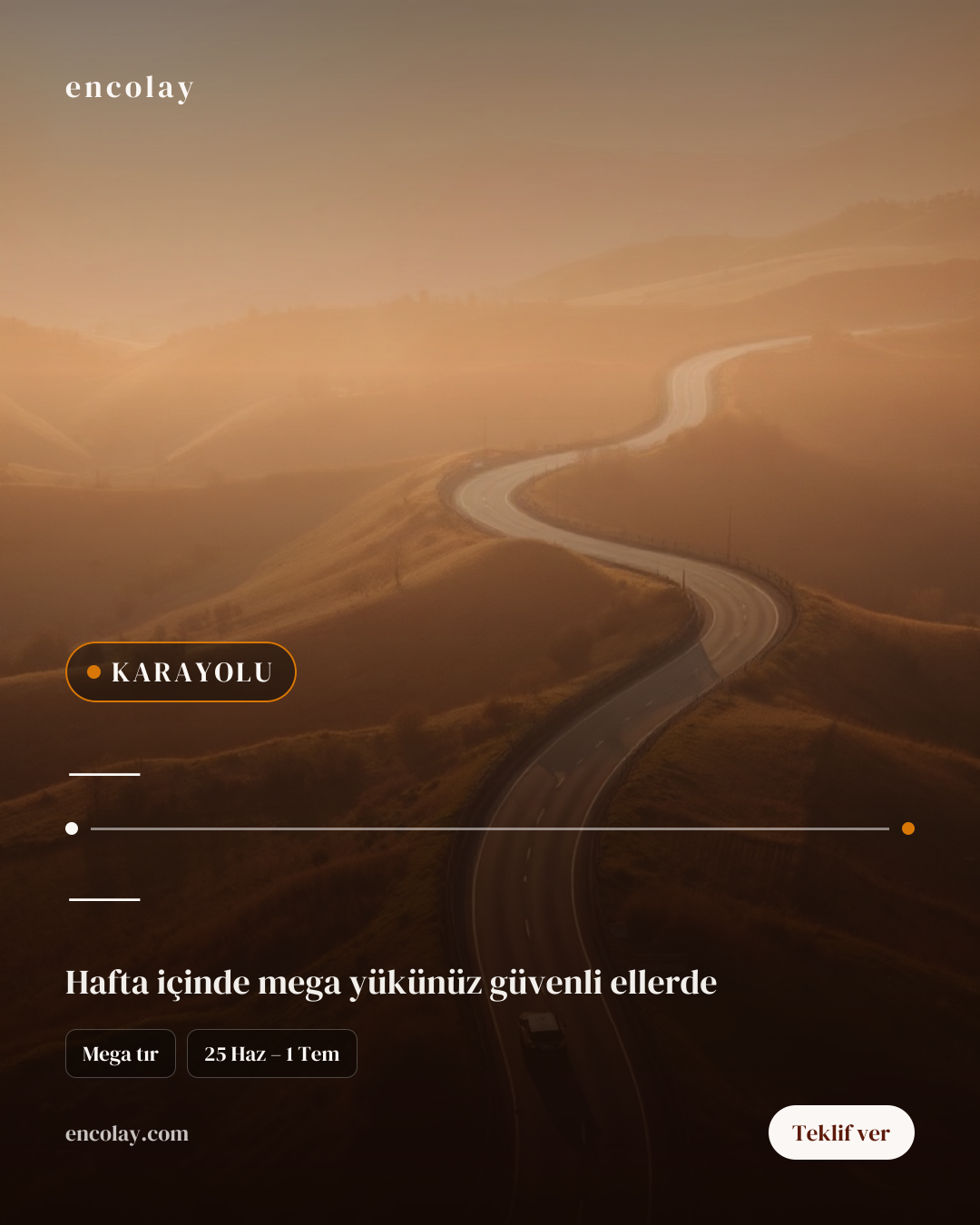 Uluslararası Karayolu Taşıma Talebi - Acil Fiyat Teklifi