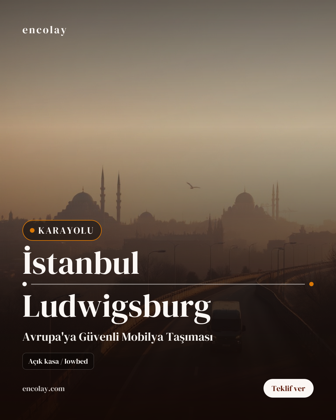 İstanbul-Ludwigsburg Mobilya Taşıması