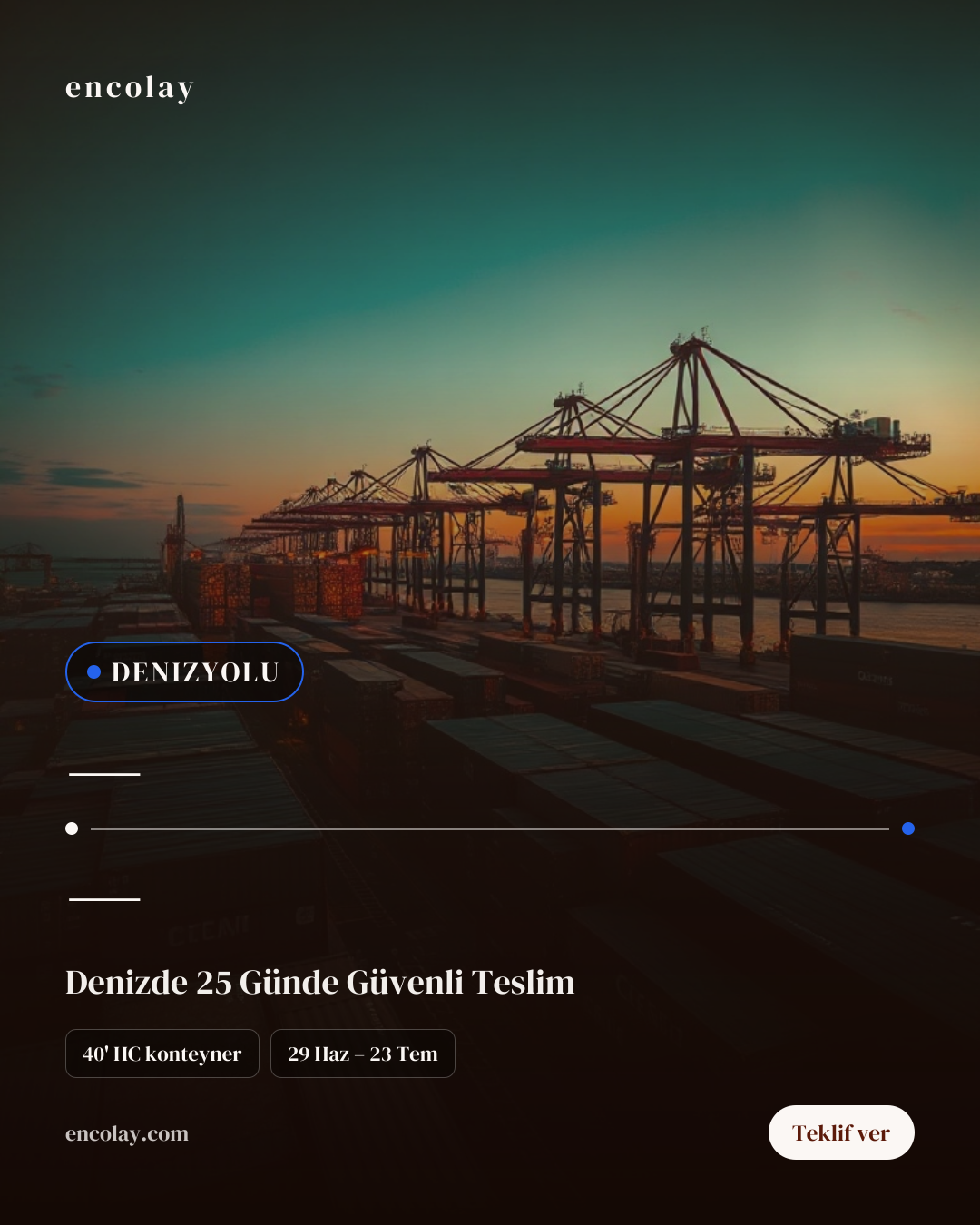 Denizyolu Taşımacılığı Kariyer Danışma Talebi