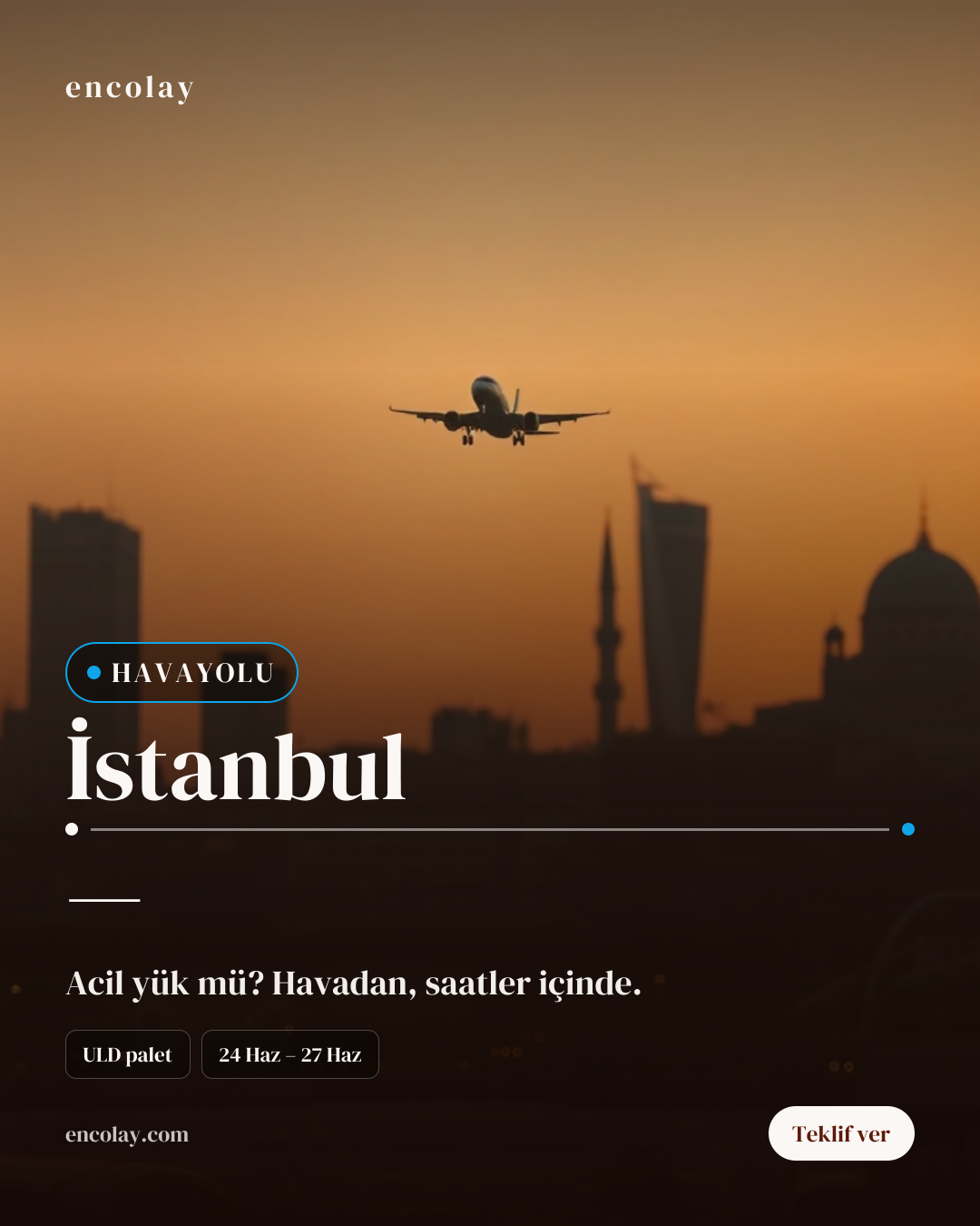 İstanbul Havalimanı Uluslararası Hava Kargo Taşıması