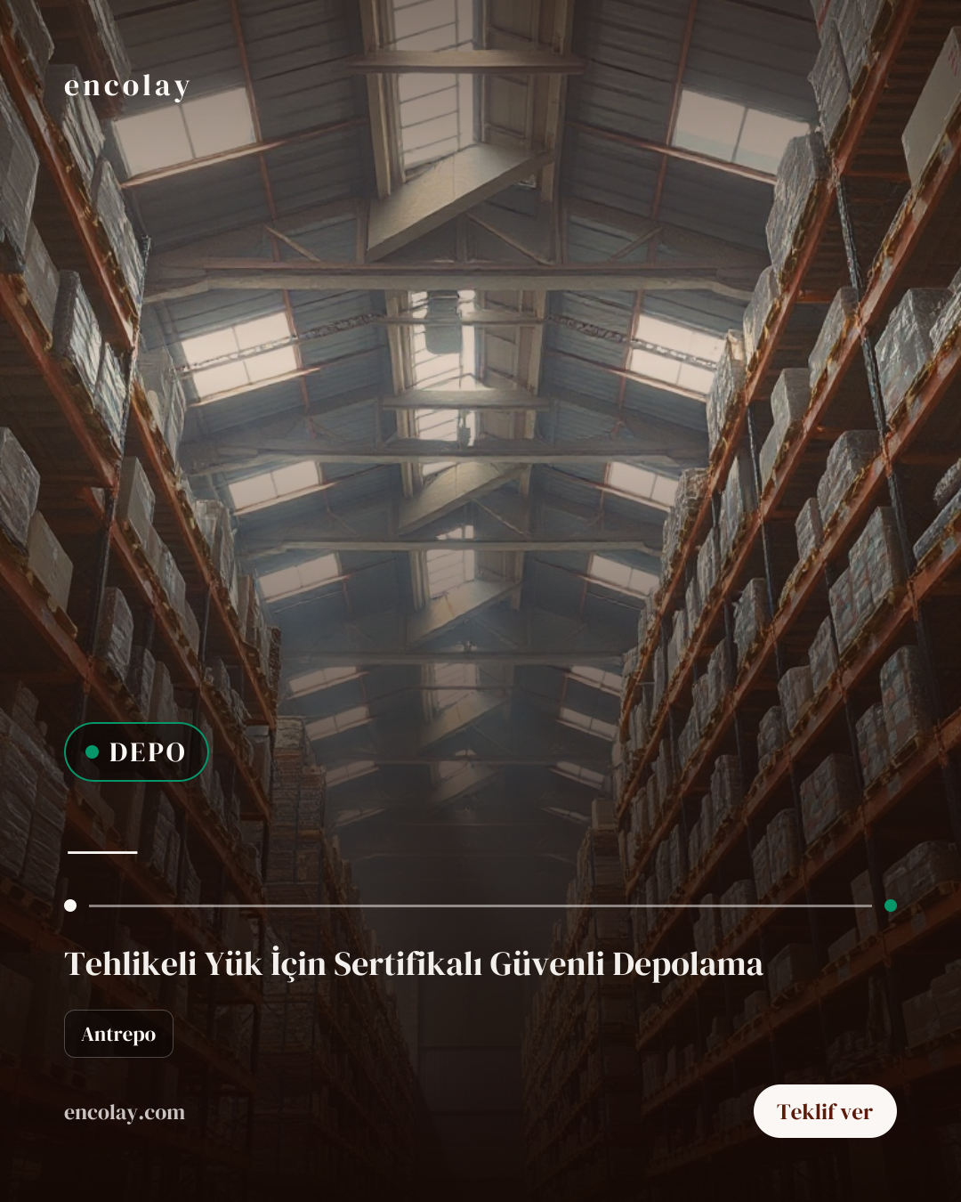 Yurtdışından Boya Firması İçin Yanıcı Madde Depolama Hizmeti